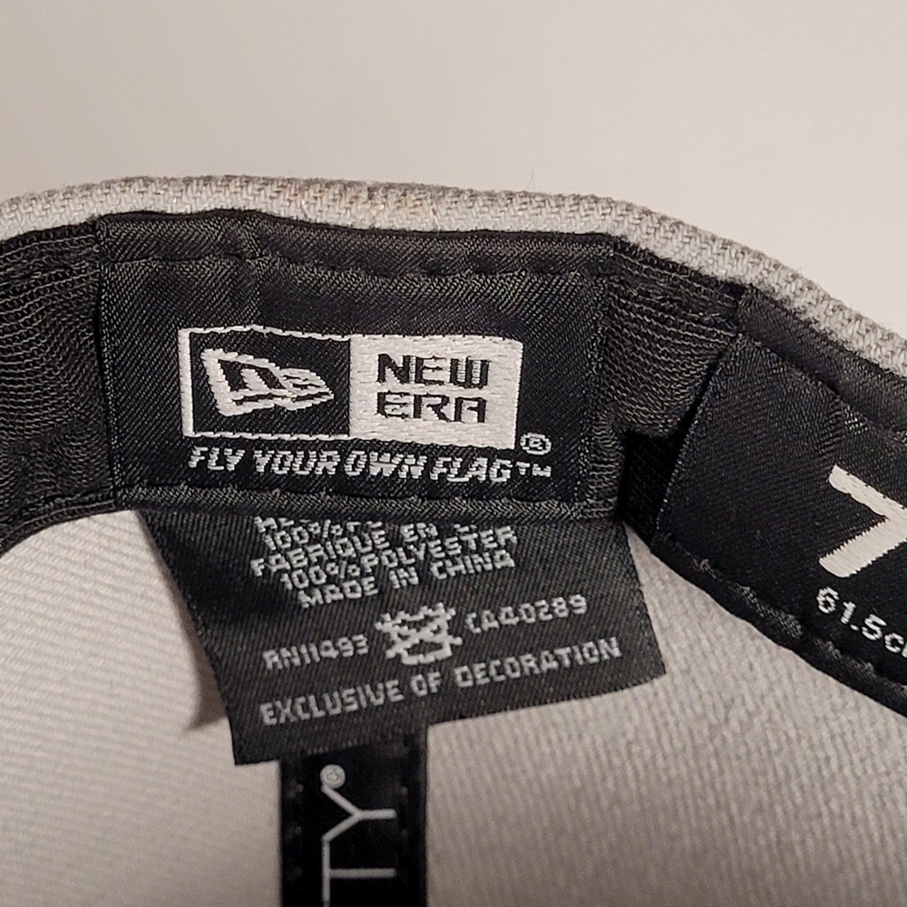 Dallas Cowboys New Era 59Fifty Grey Hat in Szie 7 3/4 - Picture 6 of 9